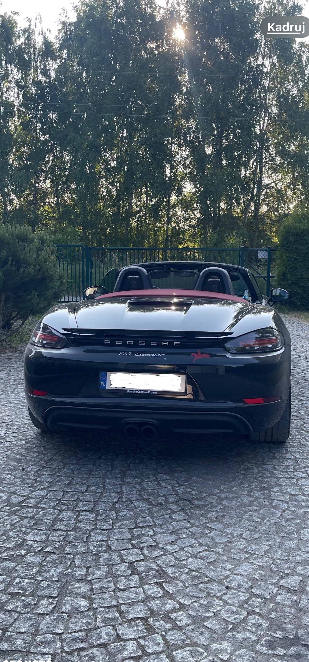 Porsche 718 Boxster cena 295000 przebieg: 20000, rok produkcji 2019 z Warszawa małe 16